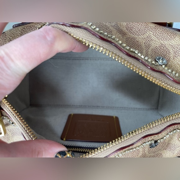 COACH LIMITED EDITION X KEITH HARING MAILBOX 24 BAG 1941 Handbag Tea Rose - Picture 5 of 16